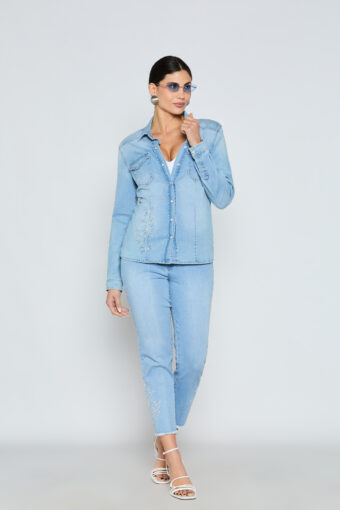 JEANS CAPRI CORTO