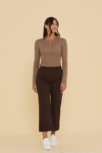 PANTALONE PALAZZO CORTO